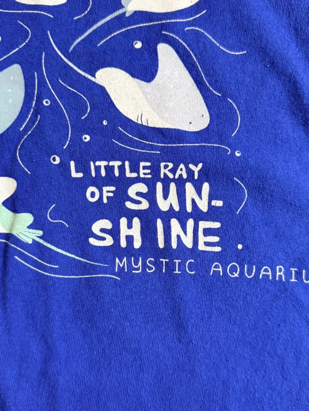 Mystic Aquarium Blue Size 4 Tshirt